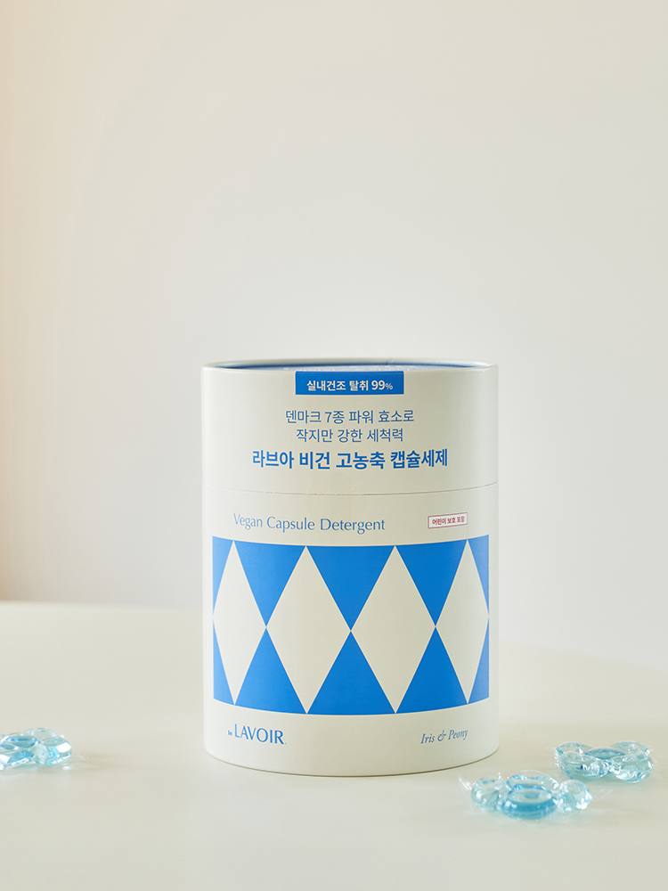 纯素室内晾晒洗衣凝珠60颗装 [鳶尾花 &amp; 牡丹]